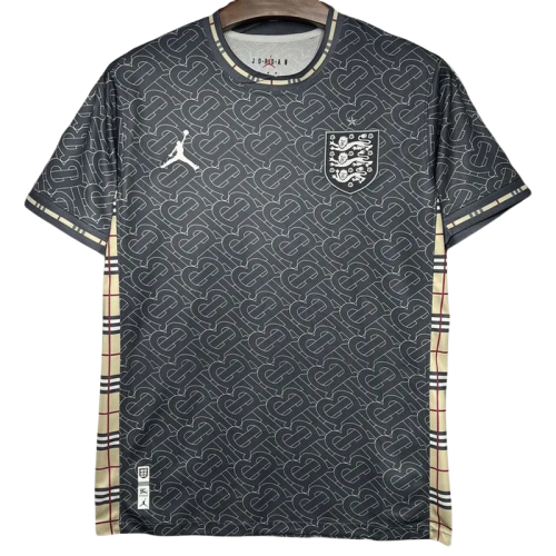 24-25 England Black Grey Special Edition Fans Soccer Jersey