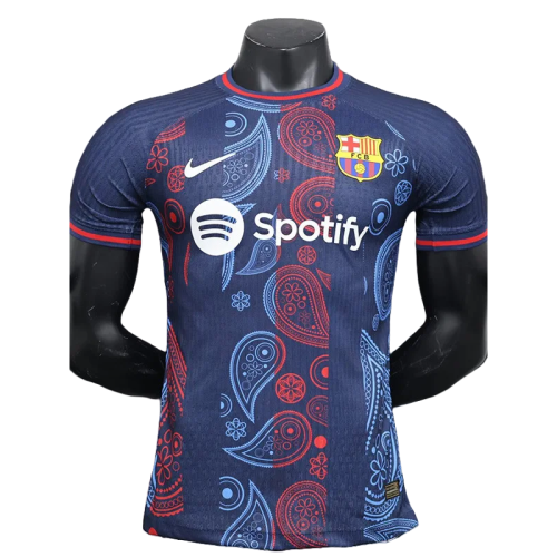 24-25  Mens Barcelona Royal blue Special Edition Palyer Version Training Shirts