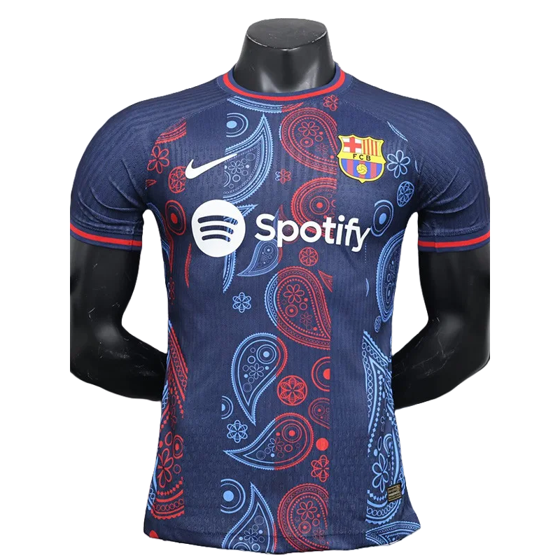 24-25  Mens Barcelona Royal blue Special Edition Palyer Version Training Shirts