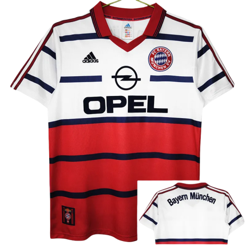 1998-2000 Bayern Away Retro Soccer Jersey