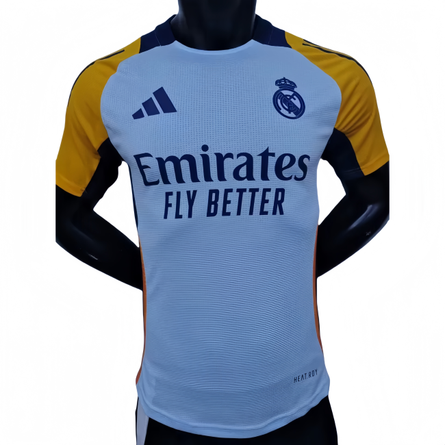 24-25  Real Madrid  Grey Blue Player Version Training shirts