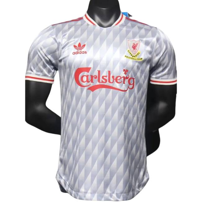 24-25 LIV Grey Retro Joint Edition Player Version Soccer Jersey