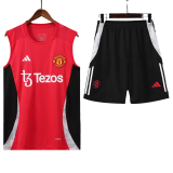 24-25 Man Utd Red Tank top and shorts suit
