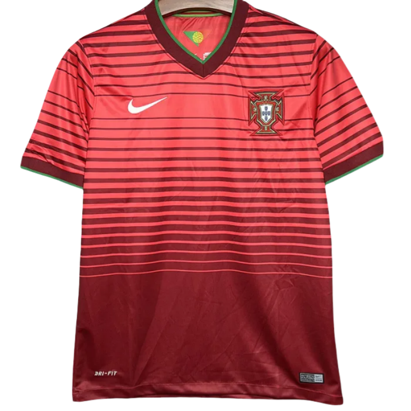 2014 Portugal Home Retro Soccer Jersey