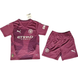 24-25 Man City Third Kids Soccer Jersey