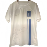 24-25 Greece White Special Edition Fans Soccer Jersey