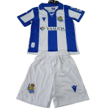 24-25 Real Sociedad Home Kids Soccer Jersey