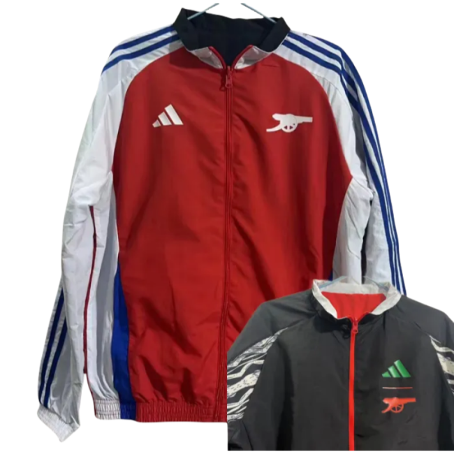 24-25 ARS Red & Black Double Sided Windbreaker