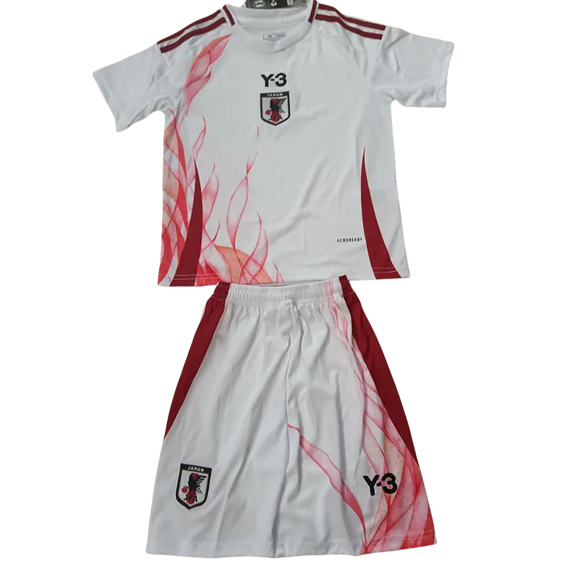 24-25 Japan Y-3 Away Kids Soccer Jersey