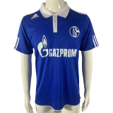 2010-2011 Schalke 04 Home Retro Soccer Jersey