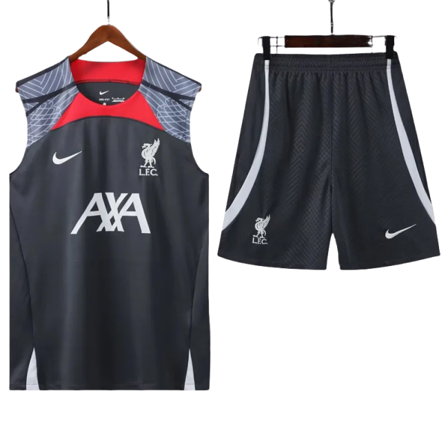 24-25 LIV Dark gray Tank top and shorts suit