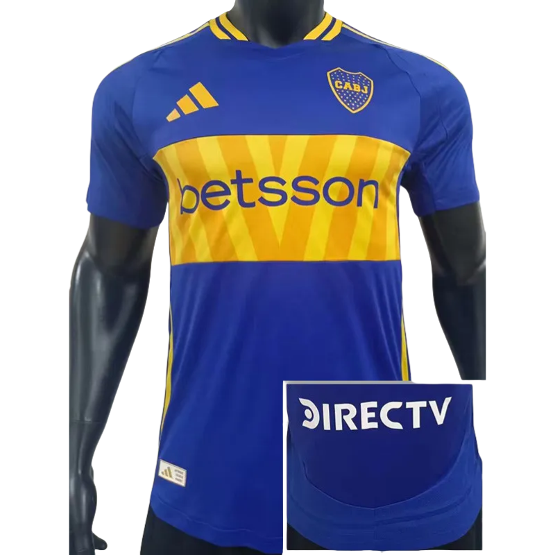 24-25 Boca Juniors Home Player Version Soccer Jersey
