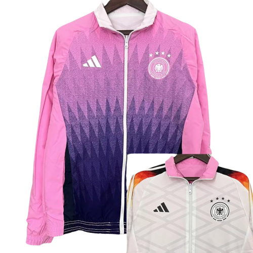 24-25 Germany Pink & White Double Sided Windbreaker
