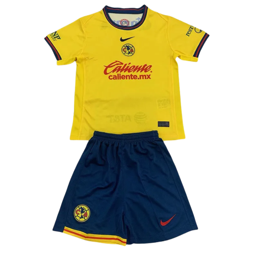 24-25 Club America Home Kids Soccer Jersey