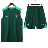 24-25 Portugal Green Tank top and shorts suit