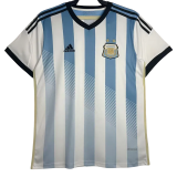 2014 Argentina Home Retro Soccer Jersey