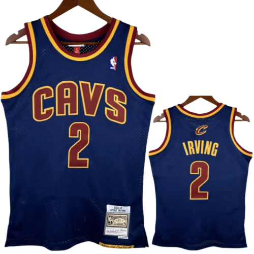 2011-2012 Cleveland Cavaliers IRVING #2 Royal blue Retro Top Quality Hot Pressing NBA Jersey