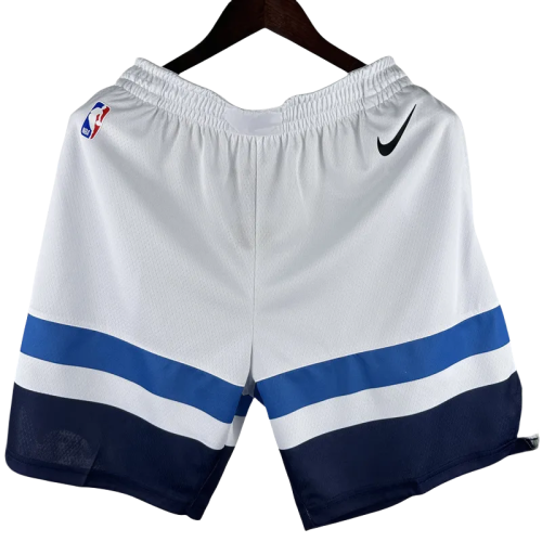 TIMBERWOLVES White Home Top Quality NBA Pants