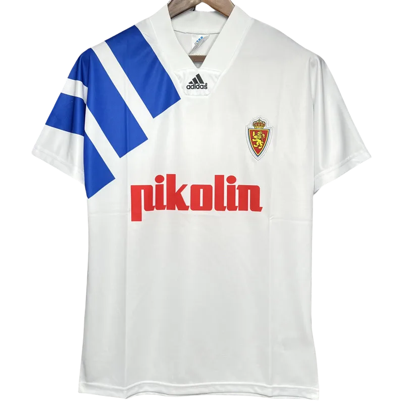 1992-1993 Zaragoza Home Retro Soccer Jersey