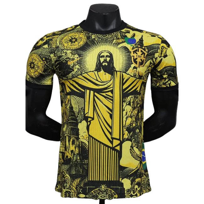 24-25 Brazil Yellow Special Edition Player Version Soccer Jersey