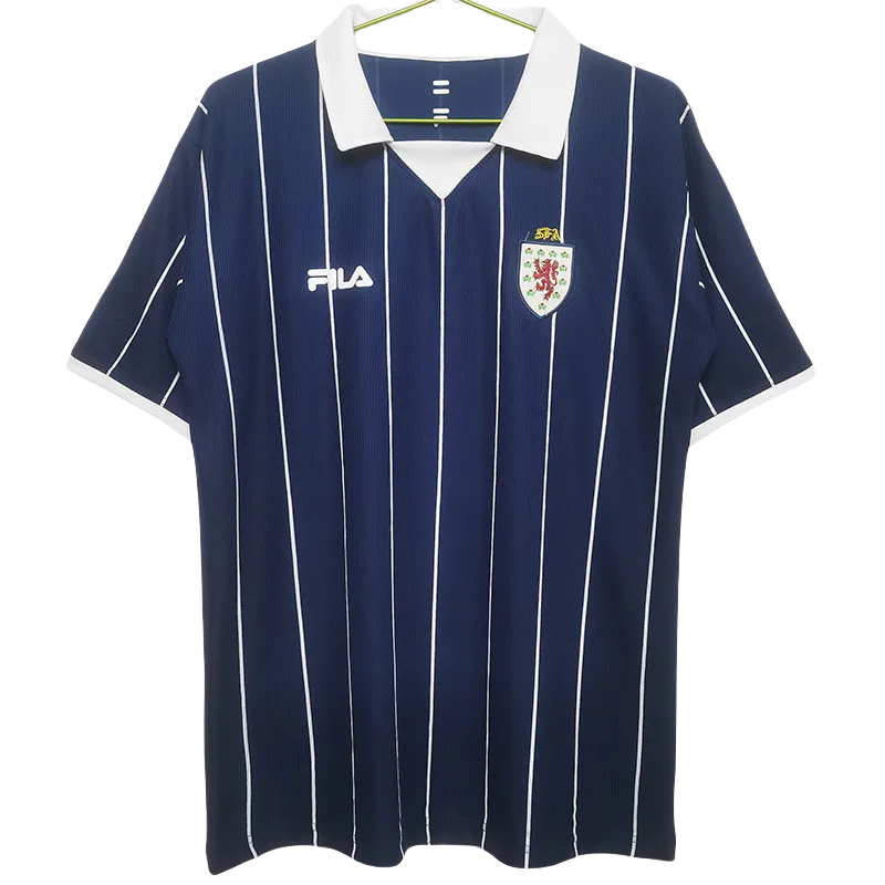 2002 Scotland Home Retro Soccer Jersey