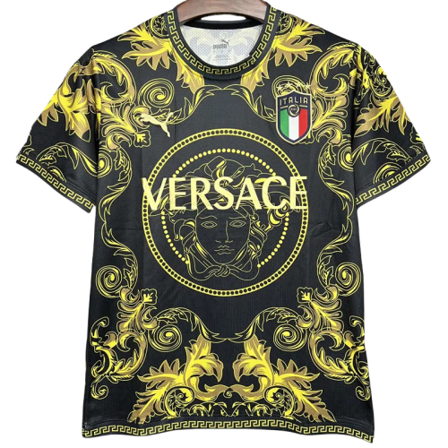 24-25 Italy Black Gold Special Edition Training Shirts