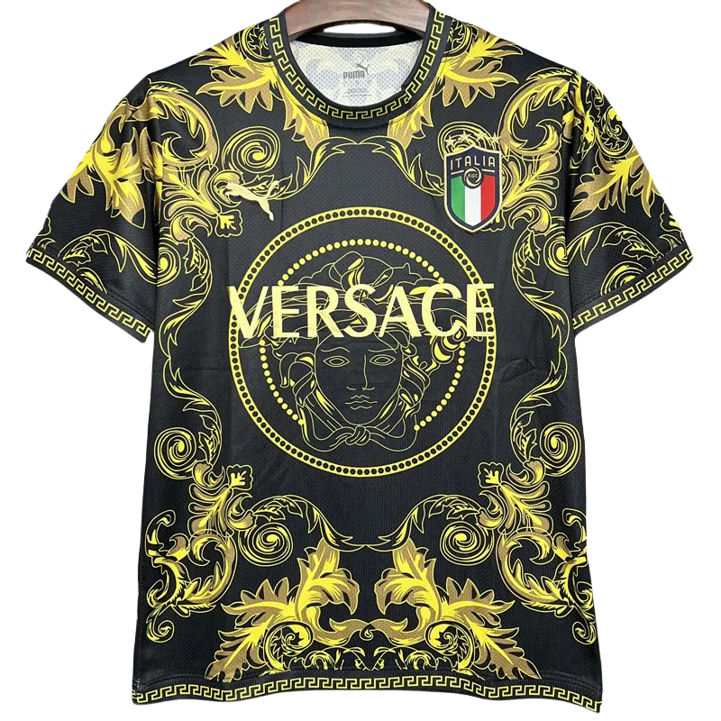24-25 Italy Black Gold Special Edition Training Shirts