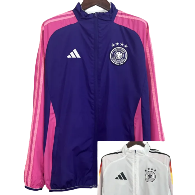 2024 Germany Purple & White Double Sided Windbreaker (双面风衣)