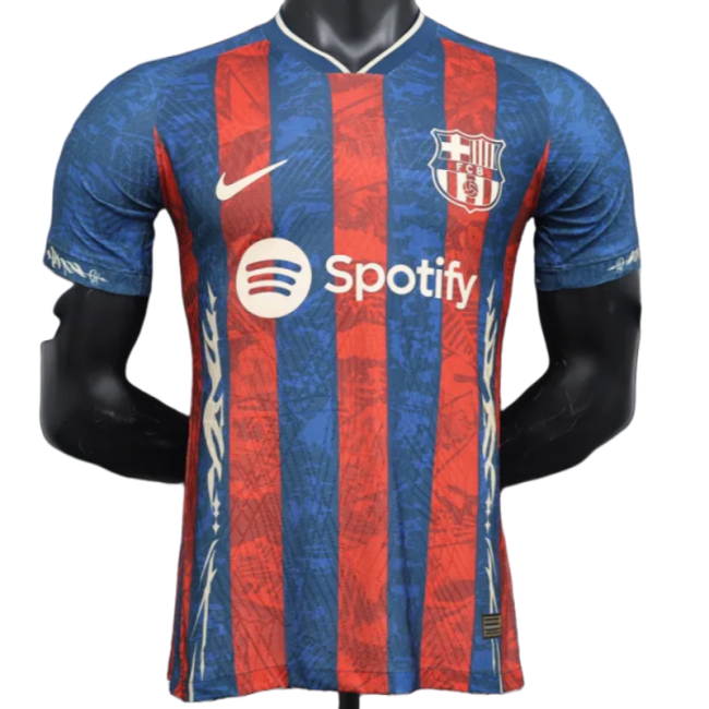 24-25 Mens Barcelona  Blue Red Limited Edition Palyer Version Training Shirts