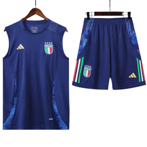24-25 Italy Royal blue Tank top and shorts suit