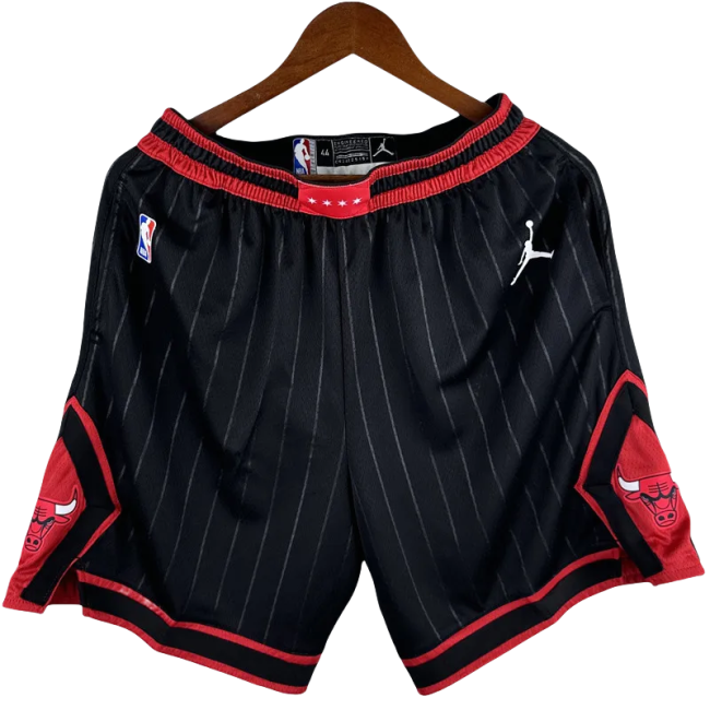 22-23 Bulls Black Edition Top Quality NBA Pants (Trapeze Edition)