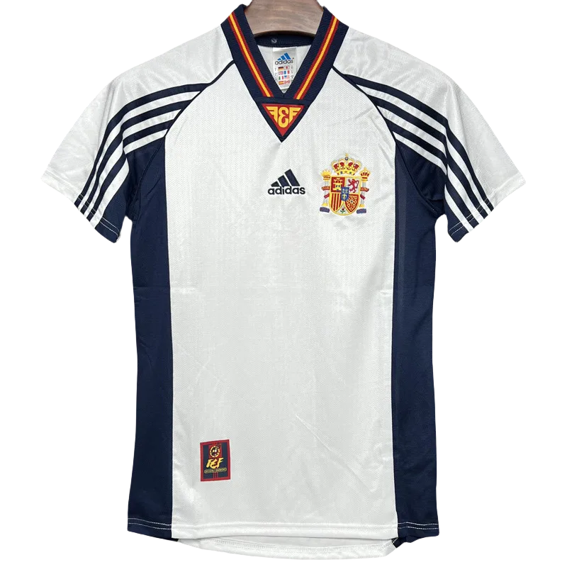 1998 Spain Away Retro Soccer Jersey