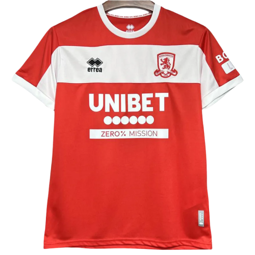 24-25 Middlesbrough Home Fans Soccer Jersey