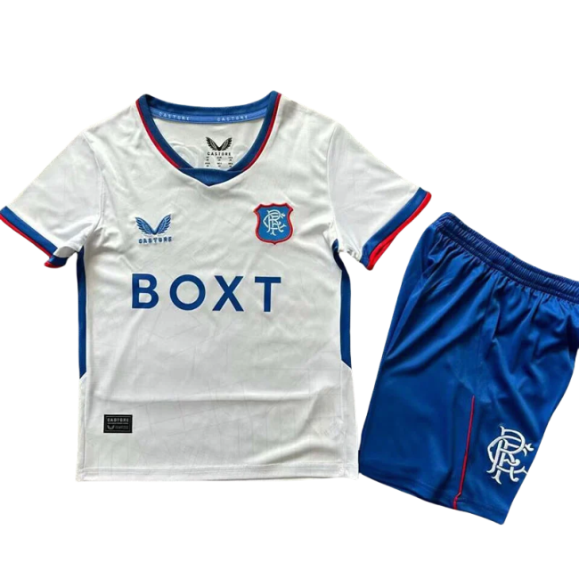 24-25 Rangers Away Kids Soccer Jersey