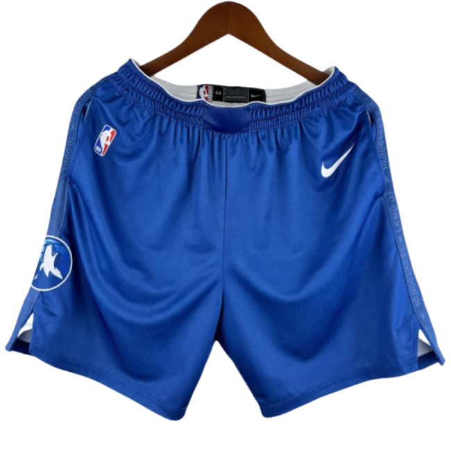 23-24 TIMBERWOLVES Blue City Edition Top Quality NBA Pants