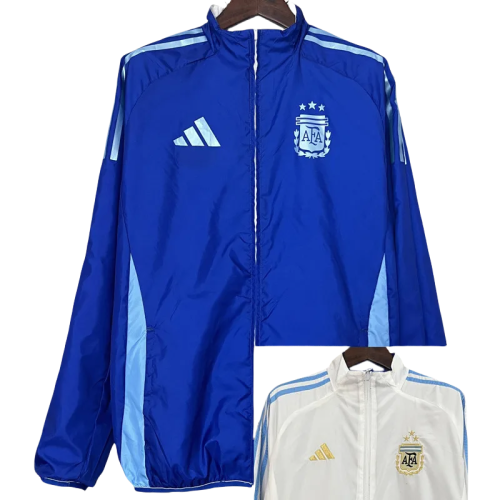 2024 Argentina Blue & White Double Sided Windbreaker