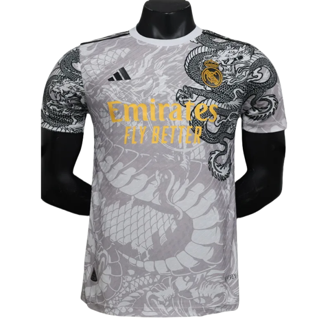 24-25 Real Madrid White Special Edition Player Version Soccer Jersey