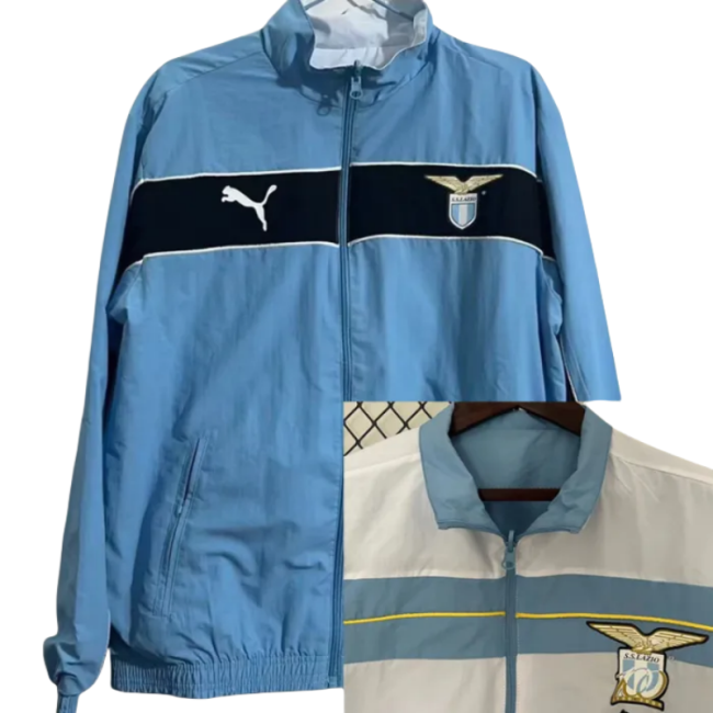 24-25 Lazio Blue & White Double Sided Windbreaker