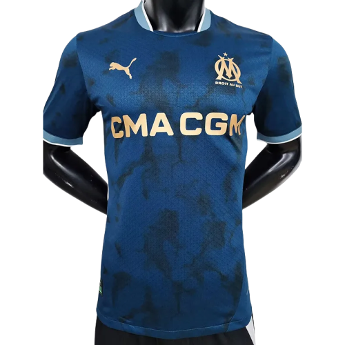 24-25 Marseille Away Player Version Soccer Jersey