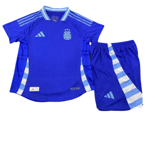 24-25 Argentina Away Kids Player Version Soccer Jersey