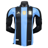 24-25 Argentina Blue Black Special Edition Player Version Soccer Jersey