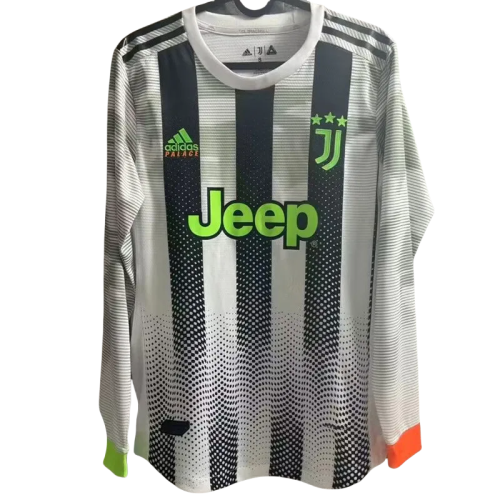 2019-2020 JUV Special Edition Long Sleeve Retro Player Version Soccer Jersey