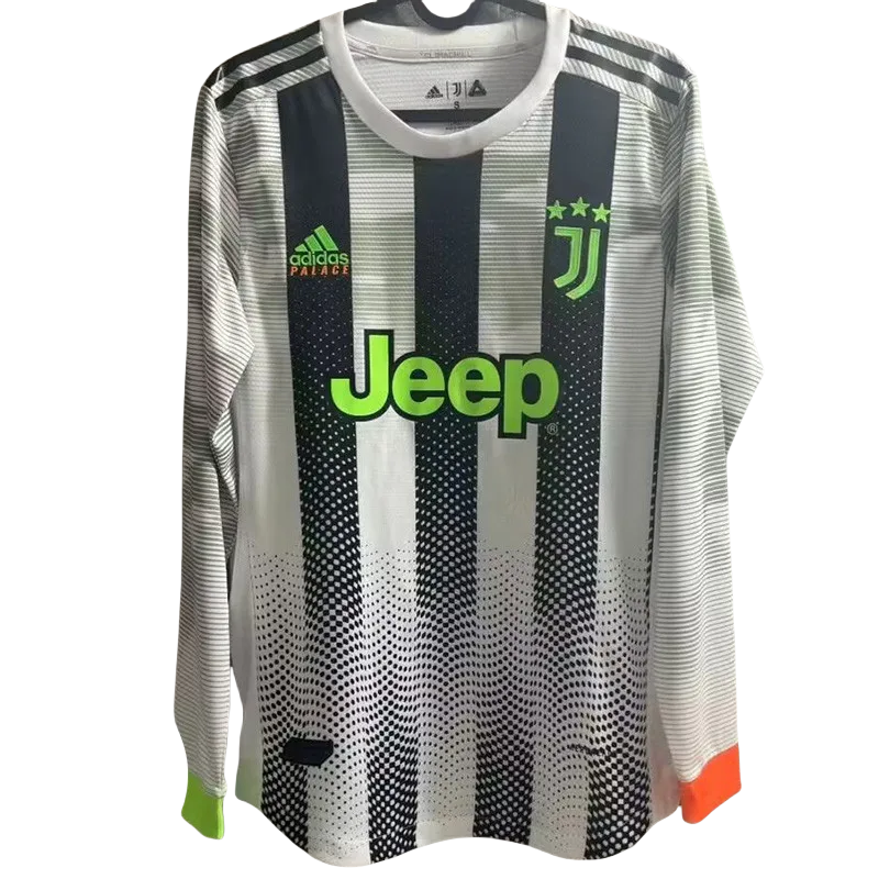 2019-2020 JUV Special Edition Long Sleeve Retro Player Version Soccer Jersey