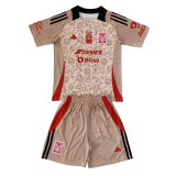 24-25 Tigres UANL Light Yellow Special Edition Kids Soccer Jersey