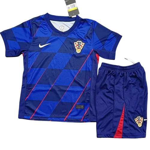 24-25 Croatia Away Kids Soccer Jersey
