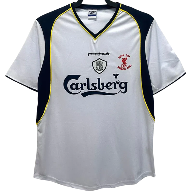 2001-2002 LIV Away Super Cup Final Retro Soccer Jersey
