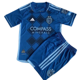 24-25 Sporting Kansas City Away Kids Soccer Jersey