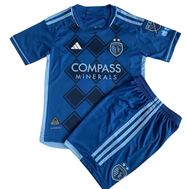 24-25 Sporting Kansas City Away Kids Soccer Jersey