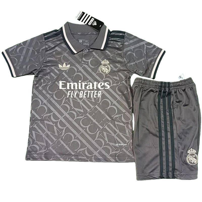 24-25  Real Madrid   Third Kids Soccer Jersey