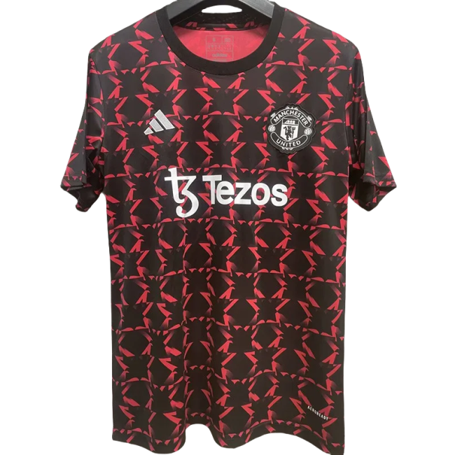 24-25 Man Utd Red Black Training shirts